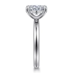 Discount Gabriel & Co. Unite - 14K White Gold Oval Solitaire Diamond Engagement Ring