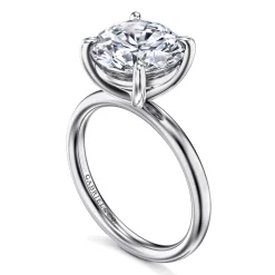 Gabriel & Co. Unite - 14K White Gold Round Solitaire Diamond Engagement Ring