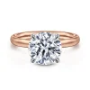 Sale Gabriel & Co. Unite - 14K White-Rose Gold Round Solitaire Diamond Engagement Ring