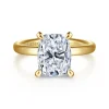 Hot Gabriel & Co. Unite - 14K Yellow Gold Elongated Cushion Solitaire Diamond Engagement Ring