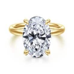 Online Gabriel & Co. Unite - 14K Yellow Gold Oval Solitaire Diamond Engagement Ring