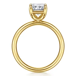 Sale Gabriel & Co. Unite - 14K Yellow Gold Radiant Cut Solitaire Diamond Engagement Ring