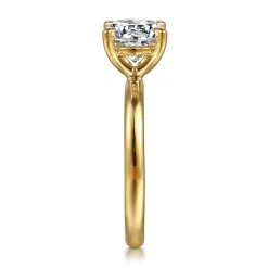 Best Gabriel & Co. Unite - 14K Yellow Gold Round Solitaire Diamond Engagement Ring