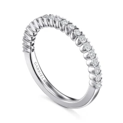 Gabriel & Co. Vienne - 14K White Gold Diamond Anniversary Band - 0.35 ct