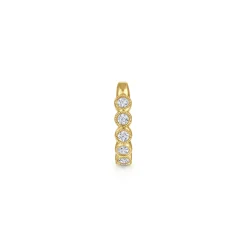 Discount Gabriel & Co. Vintage 14K Yellow Gold 15mm Diamond Ear Cuff