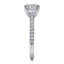 Hot Gabriel & Co. Wilda - 14K White Gold Diamond Engagement Ring