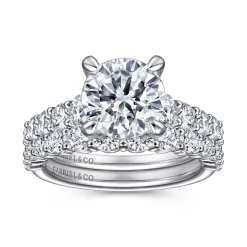 Online Gabriel & Co. Winslet - 14K White Gold Diamond Engagement Ring