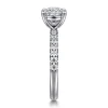 Outlet Gabriel & Co. Winslow - 14K White Gold Cushion Cut Diamond Engagement Ring