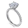 Sale Gabriel & Co. Winslow - 14K White Gold Elongated Cushion Diamond Engagement Ring