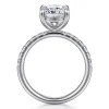 Hot Gabriel & Co. Winslow - 14K White Gold Elongated Cushion Diamond Engagement Ring