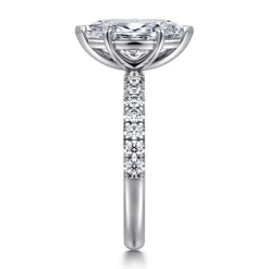 Outlet Gabriel & Co. Winslow - 18K White Gold Marquise Shape Diamond Engagement Ring