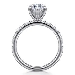 Gabriel & Co. Winslow - 14K White Gold Marquise Shape Diamond Engagement Ring