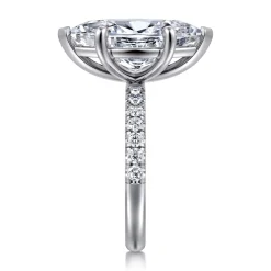 Sale Gabriel & Co. Winslow - 14K White Gold Marquise Shape Diamond Engagement Ring