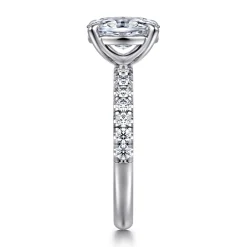 Sale Gabriel & Co. Winslow - 14K White Gold Oval Diamond Engagement Ring