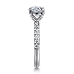 Online Gabriel & Co. Winslow - 18K White Gold Round Diamond Engagement Ring
