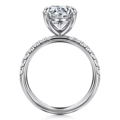 Online Gabriel & Co. Winslow - 14K White Gold Round Diamond Engagement Ring
