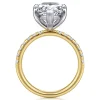 Outlet Gabriel & Co. Winslow - 14K White-Yellow Gold Pear Shape Diamond Engagement Ring