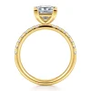 Gabriel & Co. Winslow - 18K Yellow Gold Princess Cut Diamond Engagement Ring