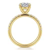 Sale Gabriel & Co. Winslow - 14K Yellow Gold Round Diamond Engagement Ring