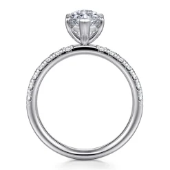 Outlet Gabriel & Co. Winslow - Platinum Marquise Shape Diamond Engagement Ring
