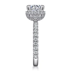 Outlet Gabriel & Co. Yale - 14K White Gold Diamond Engagement Ring