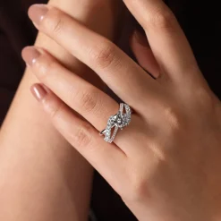 Online Gabriel & Co. Zaira - 14K White Gold Round Diamond Engagement Ring