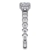 Gabriel & Co. Zelmira - 14K White Gold Round Diamond Engagement Ring