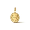 Sale Gabriel & Co. Zodiac - 14K Yellow Gold Diamond Bujukan Sagittarius Medallion Pendant With Detachable Bail