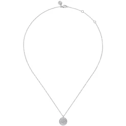 Sale Gabriel & Co. Zodiac - 925 Sterling Silver Diamond Bujukan Virgo Aug 23 - Sep 22 Zodiac Pendant Necklace