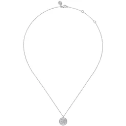 New Gabriel & Co. Zodiac - 925 Sterling Silver Diamond Bujukan Pisces Feb 19 - Mar 20 Zodiac Pendant Necklace