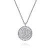 Best Gabriel & Co. Zodiac - 925 Sterling Silver Diamond Bujukan Capricorn Dec 22 - Jan 19 Zodiac Pendant Necklace
